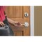 Brinks Home Security Brinks Push Pull Rotate Glenshaw Satin Nickel Entry Lever KW1 1.75 in. 23014-119 - alternate 3